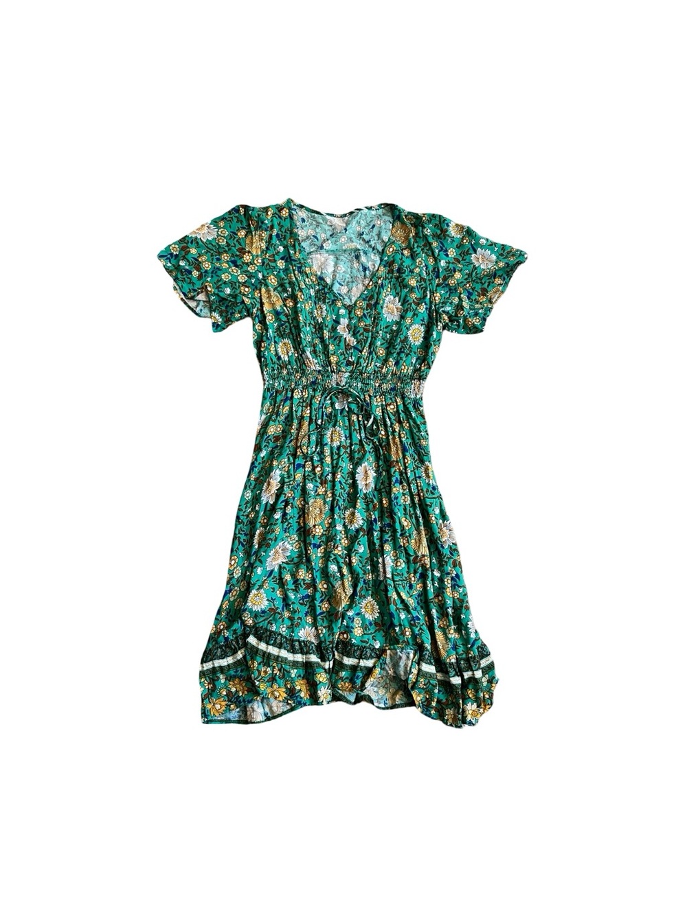 Boho Floral Mini Dress| Size Medium - Picture 2 of 4